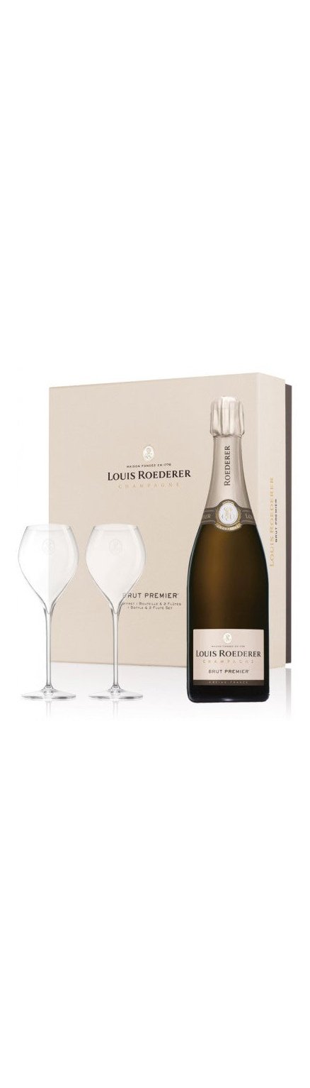 Champagne Brut Premier plus 2 Flûtes 75 cl