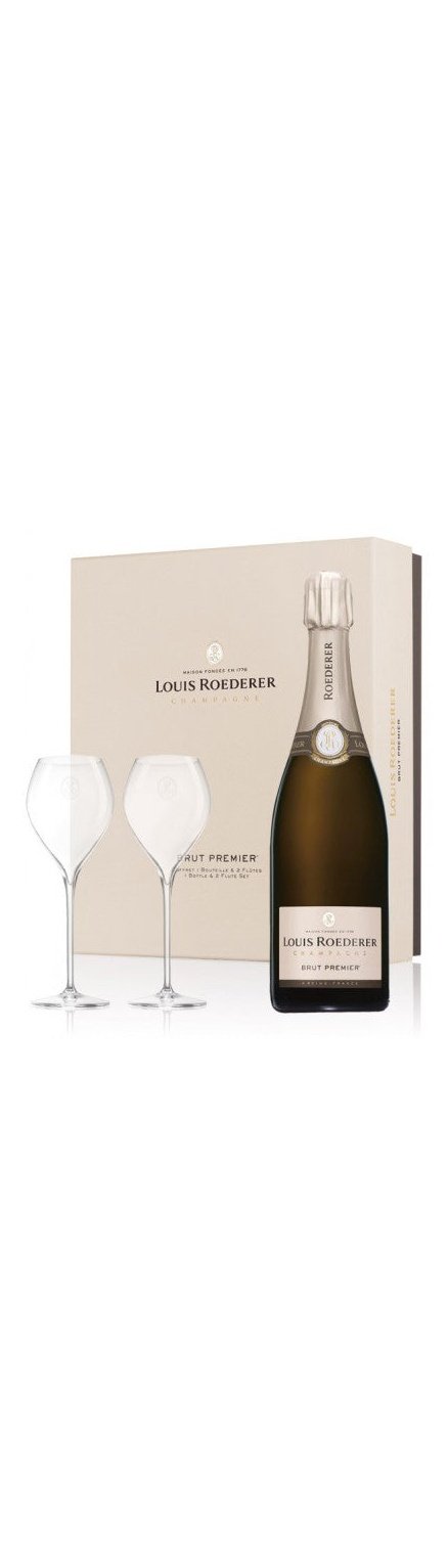 Champagne Brut Premier plus 2 Flûtes  75 cl