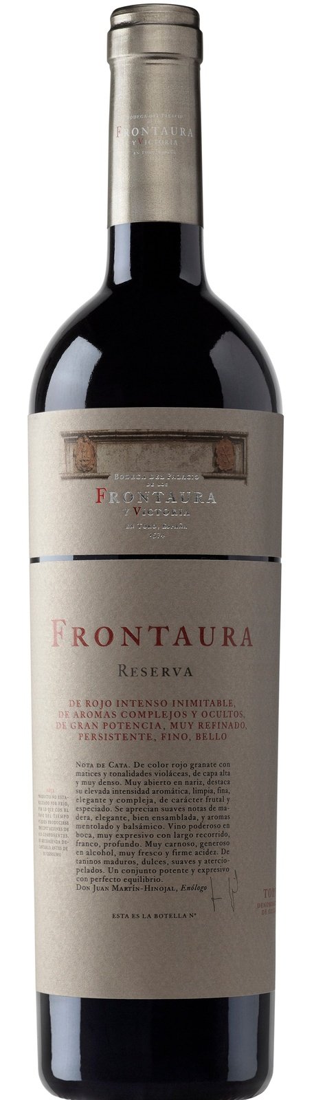 Frontaura Reserva Toro DO 75 cl 2017