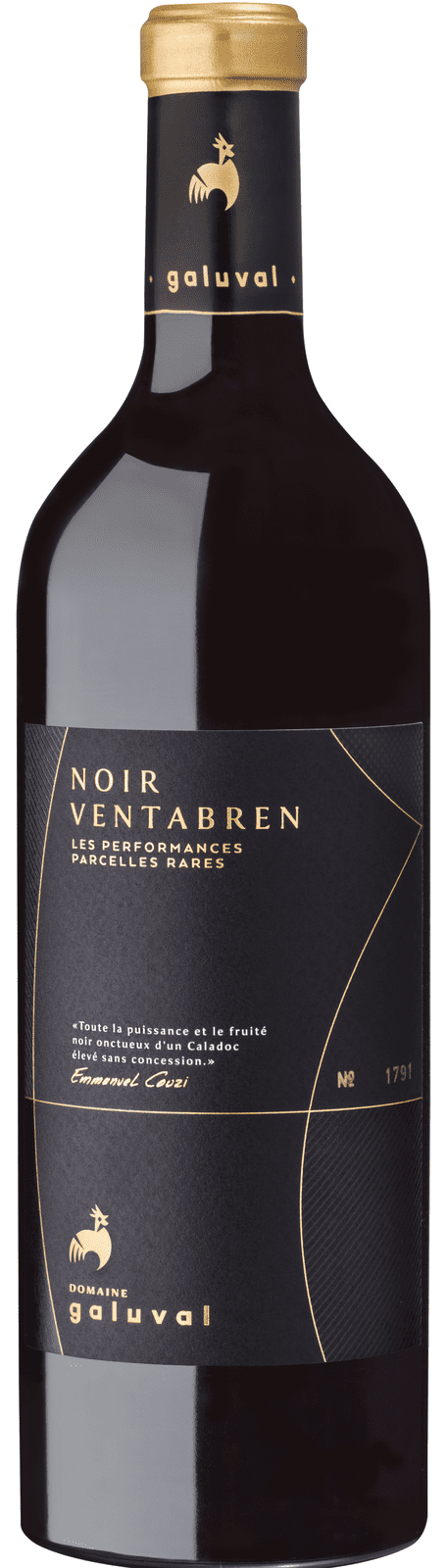 Noir Ventabren Les performances parcelles rares Vin de France  75 cl 2019