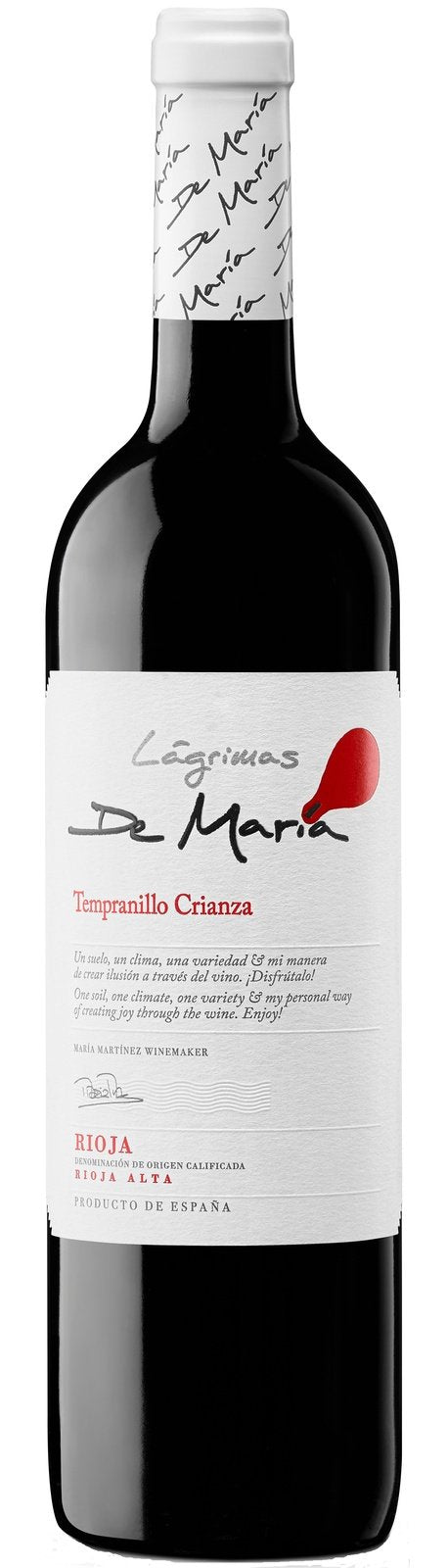 Lágrimas de María  Crianza Rioja Alta DOCa  75 cl 2019